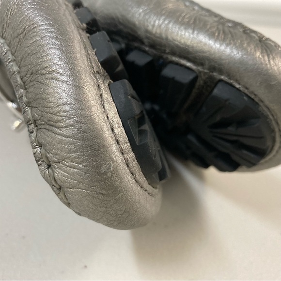 Coach Silver Leather Arlene Driving Moccasin - Picture 6 of 16